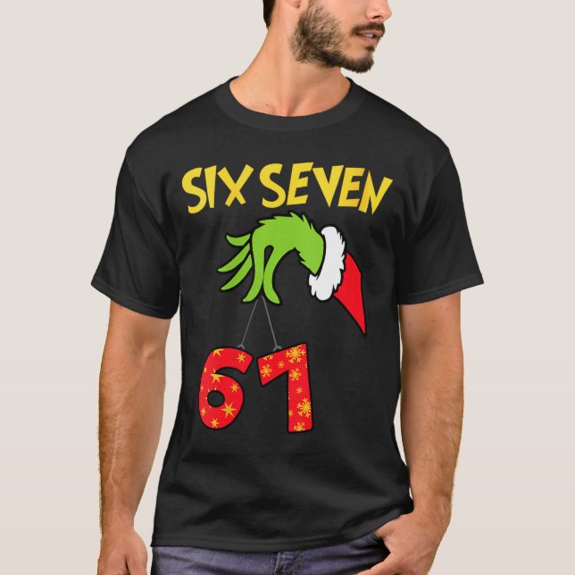 Camiseta Womens 6 7 Six Seven Gen Z Alpha Meme Slang Holida (Frente)