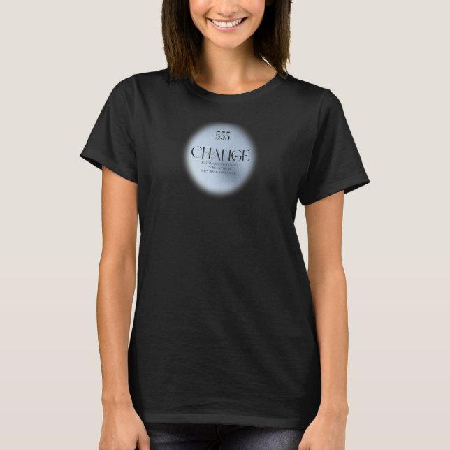 Camiseta Womens Angel Number 555 Change (Frente)