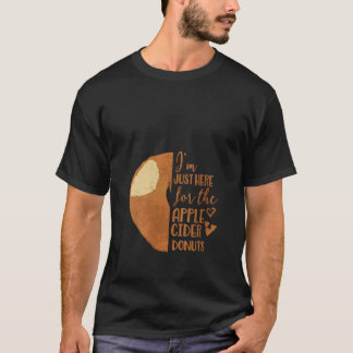 Camiseta Womens Apple Cider Donuts Funny Fall Quote Autumn 