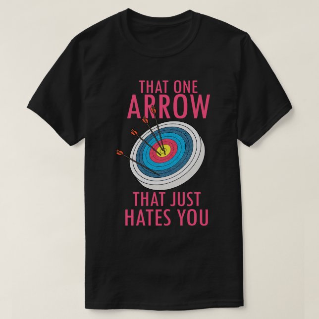 Camiseta Womens Archery Gift Impressão Archer Que Uma Seta  (Frente do Design)
