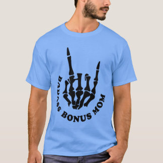 Camiseta Womens Badass Bonus Mom Funny Mothers Dayrendy Ste