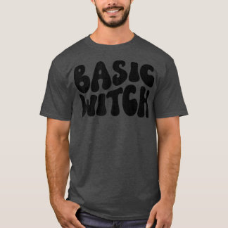 Camiseta Womens Basic Witch, Simple Halloween Outfit, Retro