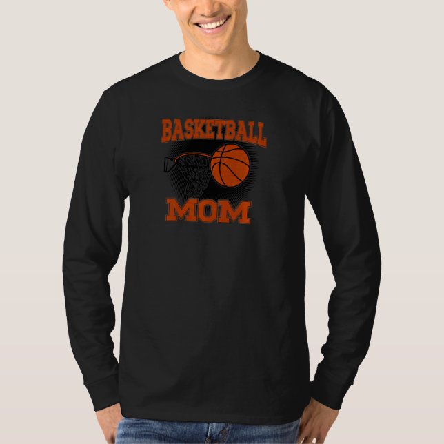 Camiseta Womens Basketball Mom  1 (Frente)
