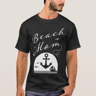 Camiseta Womens Beach Mãe Excelente Oceano Onda Água Salgad