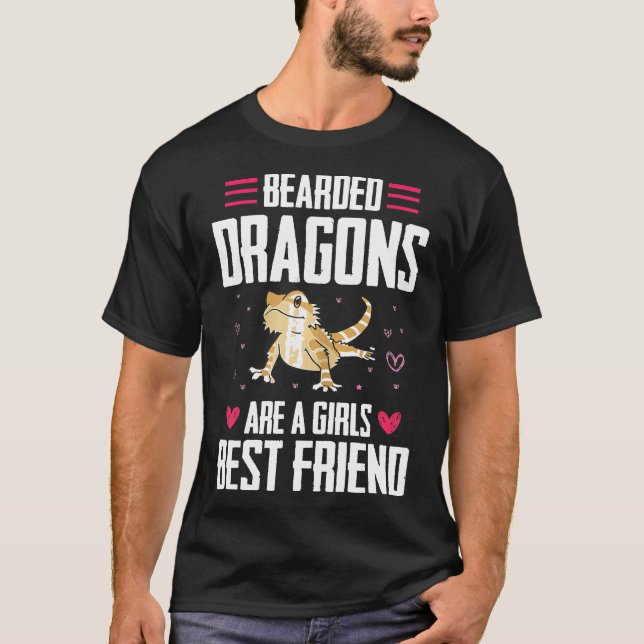 Camiseta Womens Bearded Dragon Womens (Frente)