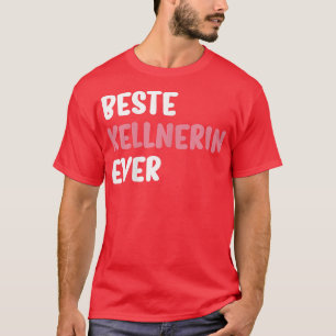 Camiseta Womens Best Waitress Ever BFF Operation Saying Wai