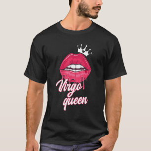 Camiseta Womens Birthday Virgo Queen Virgo Sinal Zodiac