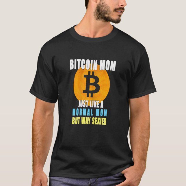 Camiseta Womens Bitmoney Mãe Crypto (Frente)