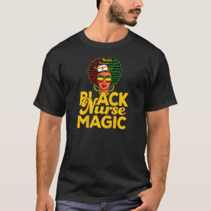 Camiseta Womens Black History Month Nurse Juneteenth Medica