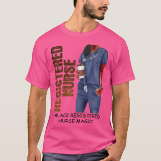 Camiseta Womens Black Registered Nurse Women Pride Month Re