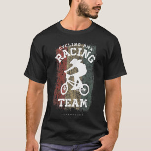 Camiseta Womens BMX Bike Luxembourg Bandeira Bicicleta Rac