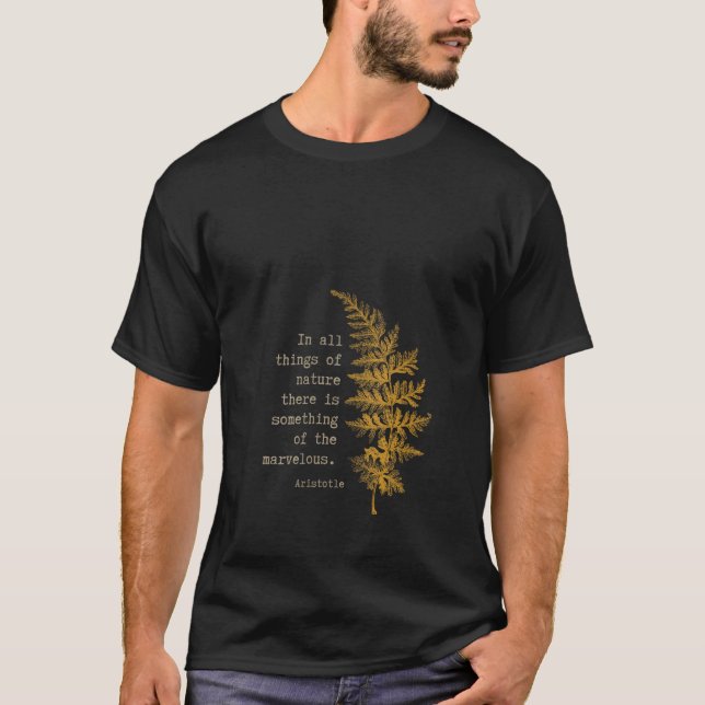 Camiseta Womens Botanical Nature Inspired Literary Quote by (Frente)