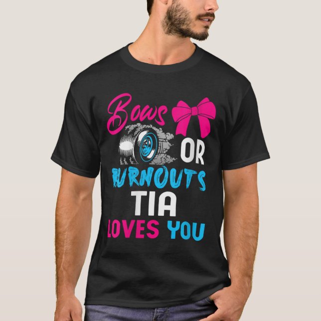 Camiseta Womens Bows Or Burnouts Tia Can't Wait To Know 202 (Frente)