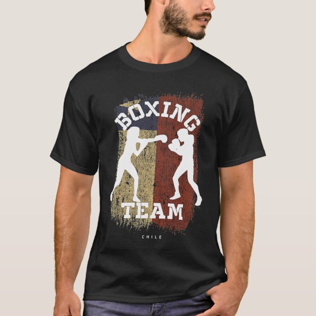 Camiseta Womens Boxing Chile Combat Sports Fighter Boxing (Frente)