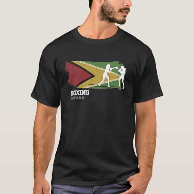 Camiseta Womens Boxing Guyana Combat Sports Fighter Boxing  (Frente)