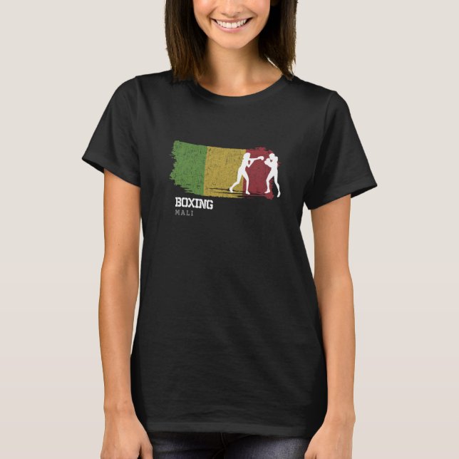 Camiseta Womens Boxing Mali Combat Sports Fighter Boxing  1 (Frente)