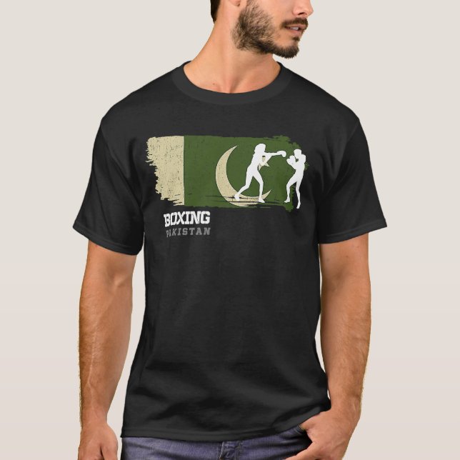 Camiseta Womens Boxing Pakistan Combat Sports Fighter Boxin (Frente)