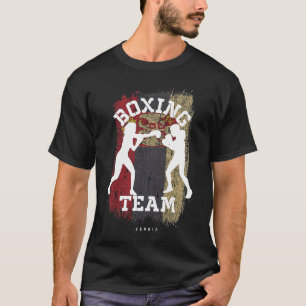 Camiseta Womens Boxing Serbia Combat Sports Fighter Boxing