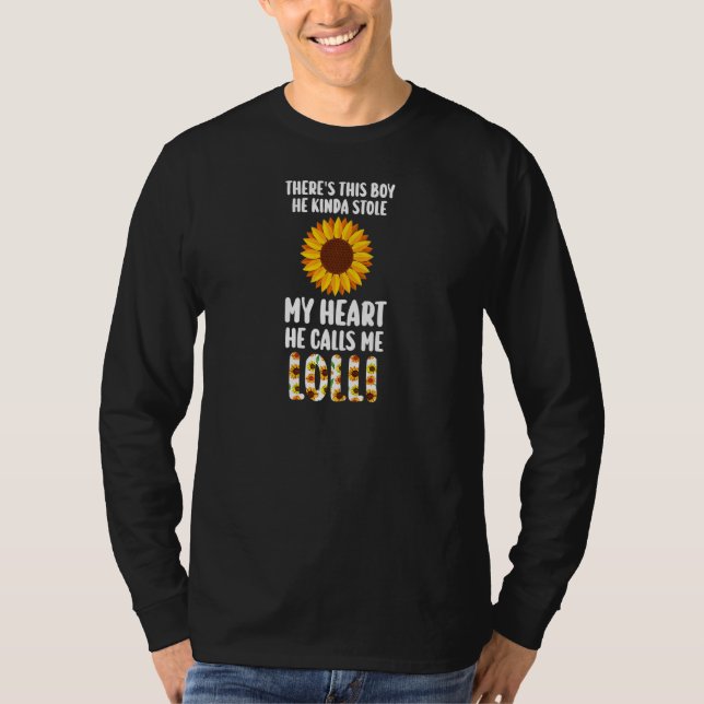 Camiseta Womens boy he kinda stole my heart he calls me lol (Frente)