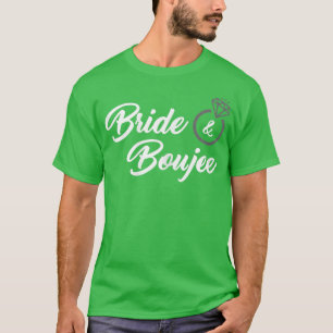 Camiseta Womens Bride & Boujee (funny bride )