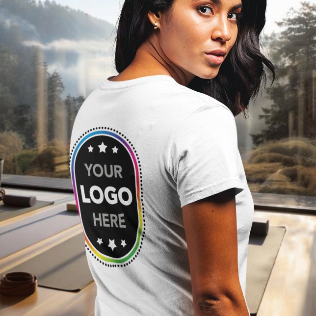 Camiseta Women's Business Logo T-Shirt - Large Back Print (Criador carregado)