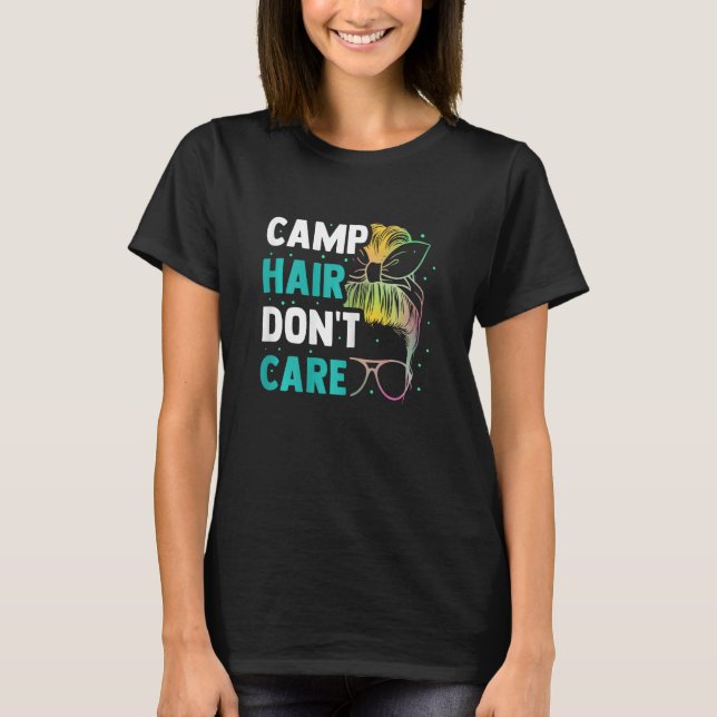 Camiseta Womens Camping Outfit  Camper Camp (Frente)