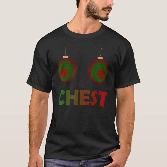 Camiseta Womens Chest Nuts Chestnuts Christmas Matching Cou (Frente)