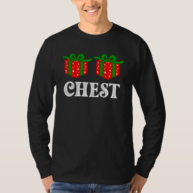Camiseta Womens Chest Nuts Matching Chestnuts Christmas Cou (Frente)