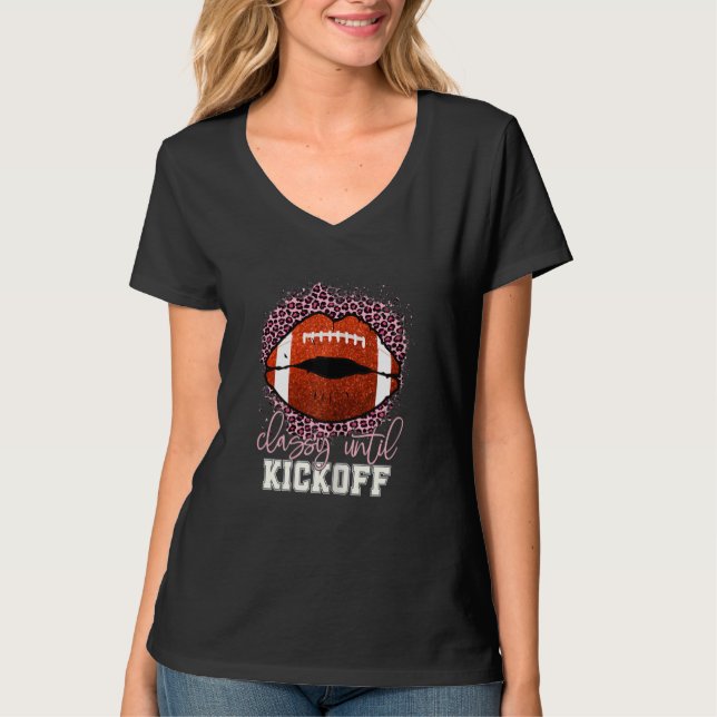 Camiseta Womens Classy Until Kickoff American Football Wome (Frente)