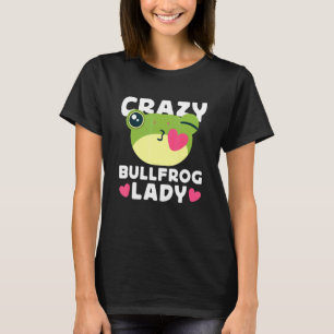 Camiseta WOmens Crazy Bullfrog Lady Sapo