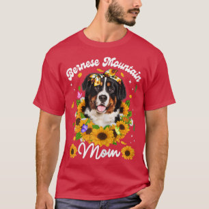 Camiseta Womens Cute Siamese Cat Mom Sunflower Mothers Day