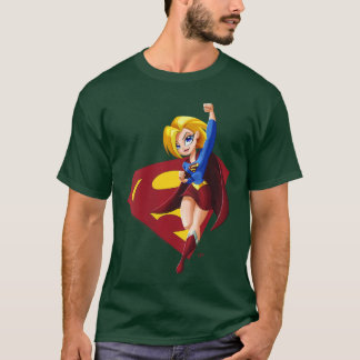 Camiseta Womens DC Comics Super Hero Girls Supergirl VNeck 