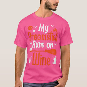 Camiseta Womens Dia de as Bruxas engraçado Witch My Broomst