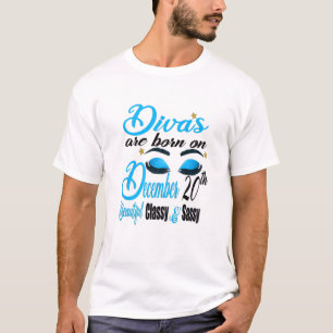 Camiseta Womens Divas São Nasceres No 20 Sagitário De Dezem