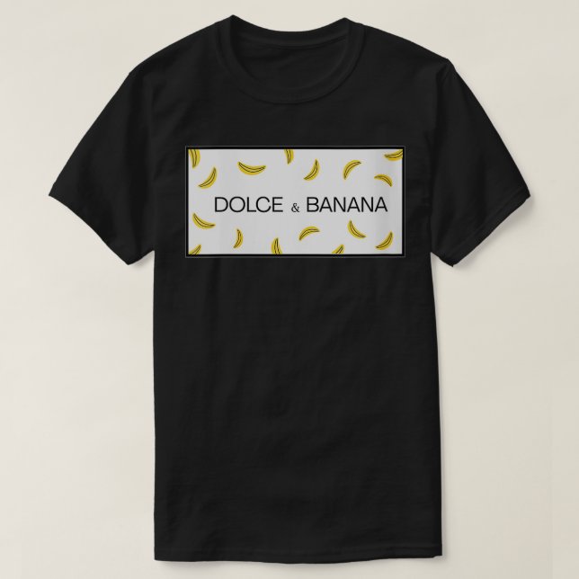 Camiseta Womens Dolce and banana funny graphic design VNeck (Frente do Design)