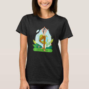 Camiseta Womens Earth Cinza Yoga