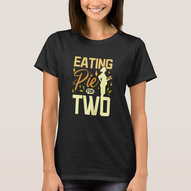Camiseta Womens Eating pie for two (Frente)