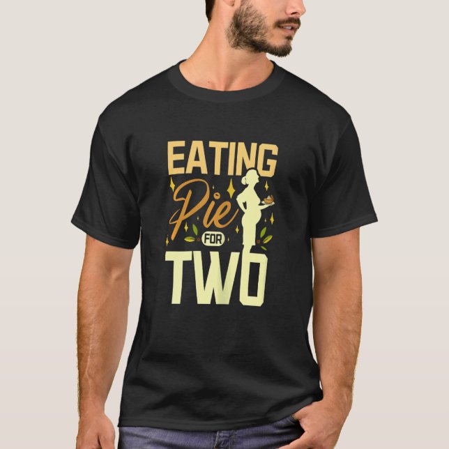Camiseta Womens Eating pie for two (Frente)