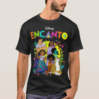 Camiseta Womens Encanto Character Group VNeck