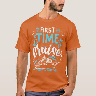 Camiseta Womens Firstime Cruiser First Cruise Ship Vacation