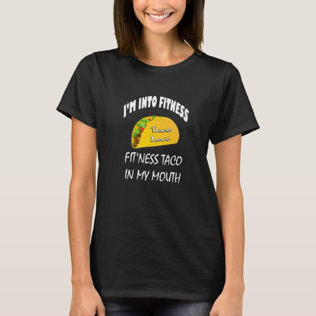 Camiseta Women's Fitness Gym Taco Cinco De Mayo Cool (Frente)