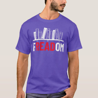 Camiseta Womens fREADom I Read Banned Books Banned Books We