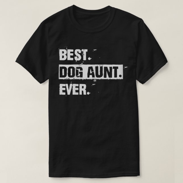 Camiseta Womens Funny Best Dog Aunt Ever Cool  (Frente do Design)