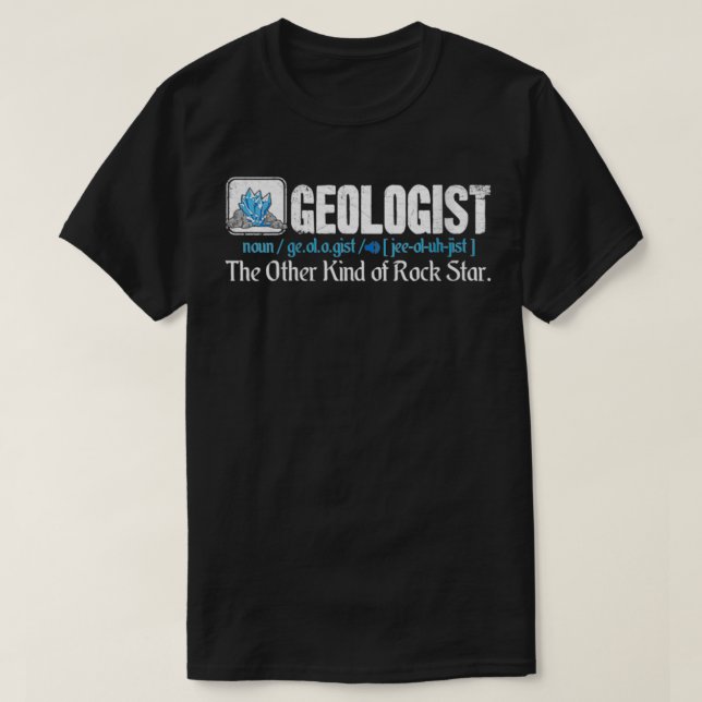 Camiseta Womens Funny Geology Geologist Definition Gift Geo (Frente do Design)