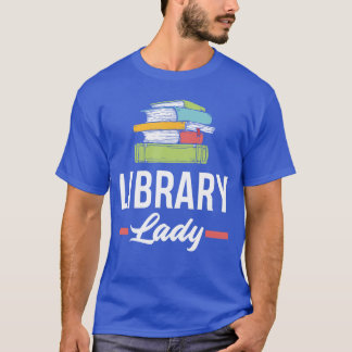 Camiseta Womens Funny Library Lady Librarian Library Assist