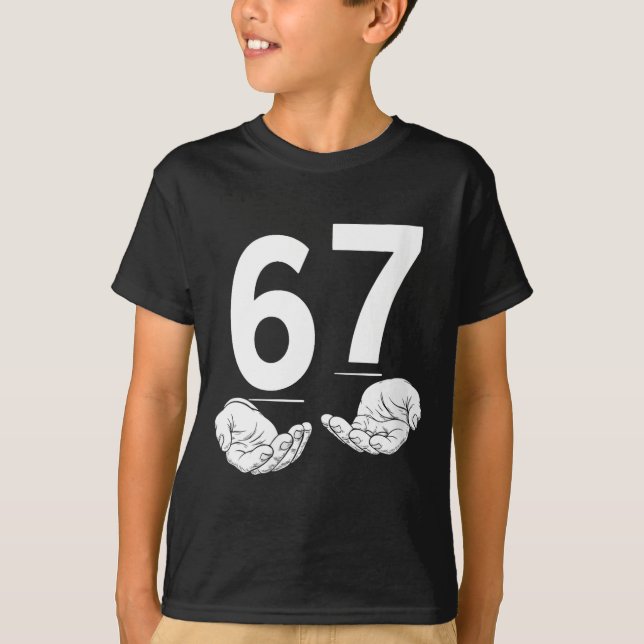 Camiseta Womens Funny Six Seven 6 7 Meme Gen Alpha Slang 6  (Frente)