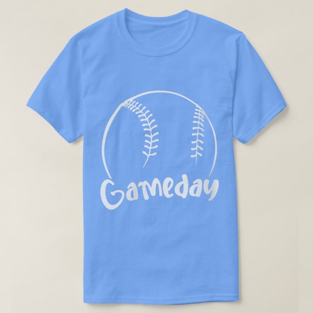 Camiseta Womens Game Day Baseball Baseball Life Softball Li (Frente do Design)