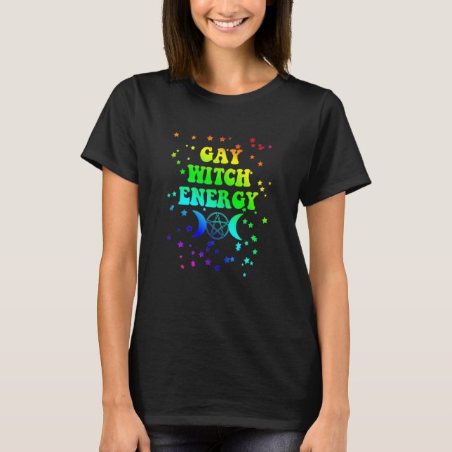 Camiseta Womens Gay Witchcraft Pride Go (Frente)