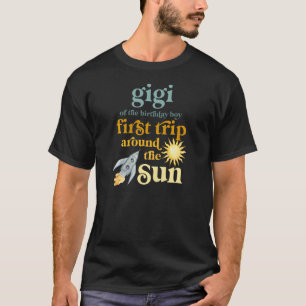 Camiseta Womens Gigi Outer Space primeiro aniversario First