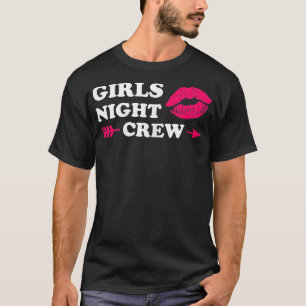 Camiseta Womens girls night crew party ladies bride T-Shirt